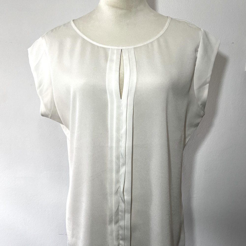 The Limited, ivory work blouse, L